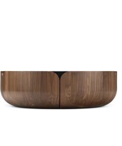 Large Walnut Coffee Table- Bloom- side view- Styylish