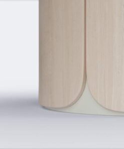 Light Colored Dining Table- Bloom-leg detail- Styylish