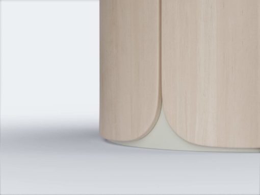 Light Colored Dining Table- Bloom-leg detail- Styylish