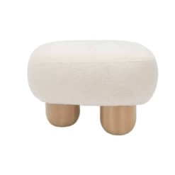 Boucle Footstool- Styylish