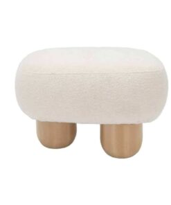 Boucle Footstool- Styylish