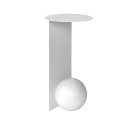 Modern Pedestal Side Table, Sion- Styylish