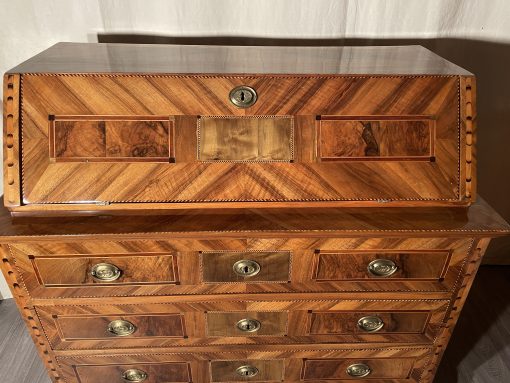 Original Louis XVI Secretary Desk- front view from above- Styylish