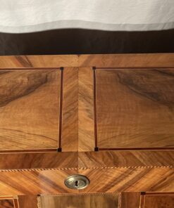 Original Louis XVI Secretary Desk- view of the writing flap form the outside- Styylish