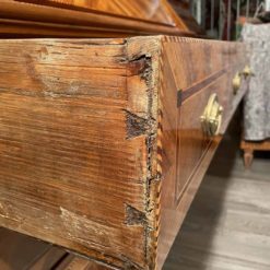 Original Louis XVI Secretary Desk- side view of the inside of one drawer- Styylish