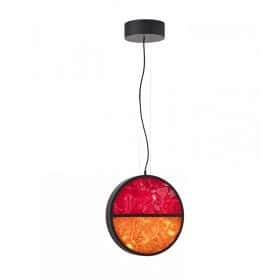 Geometric Pendant Light,  Full Circle, Hand Made