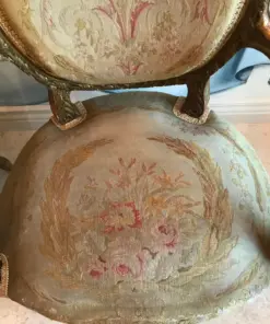 Louis XVI Style Armchairs- view of the seat- Styylish