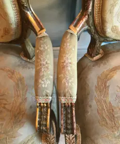 Louis XVI Style Armchairs- view of the armrests- Styylish