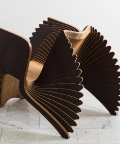 Walnut Monroe Chair- side view- Styylish