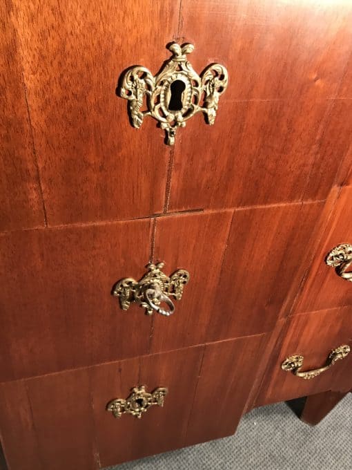 Gustavian Chest of Drawers- three-detail view of the drawers with escutcheons- Styylish