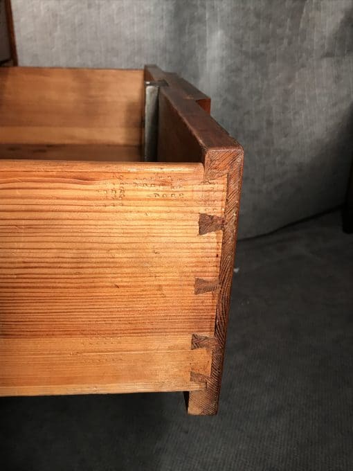 Gustavian Chest of Drawers- three- inside view of a drawer from the side- Styylish