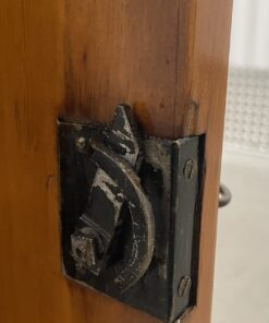 Biedermeier Nightstand- inside view with lock- Styylish