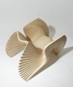 Walnut Monroe Chair- in ash wood view from above- Styylish