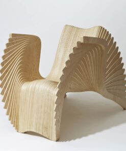 Walnut Monroe chair-in ash wood side view- Styylish