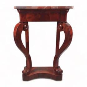 Biedermeier Mahogany Console Table, Northern Germany 1820