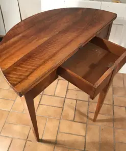 Biedermeier Demilune Table- pullout mechanism- Styylish
