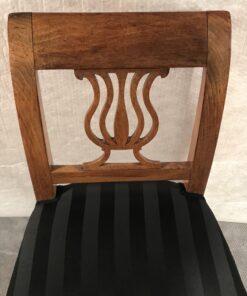 Original Pair of Biedermeier Chairs- detail of backrest- Styylish