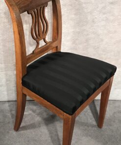 Original Pair of Biedermeier Chairs- three-quarter view- Styylish