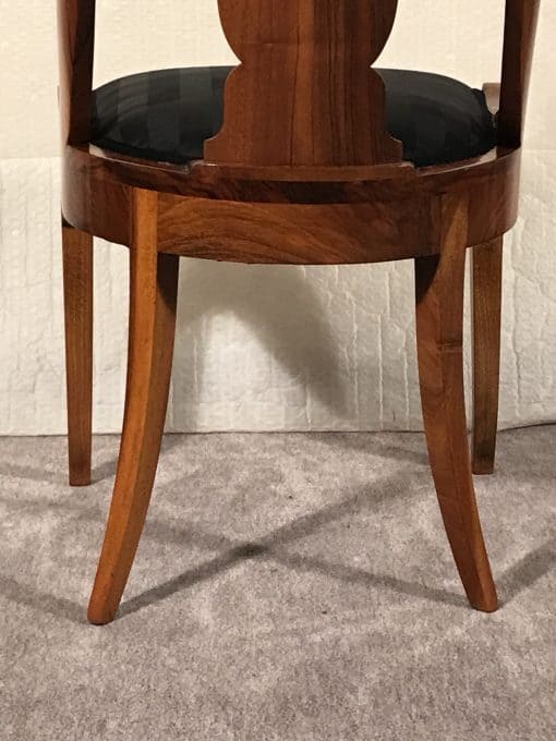 Set of four Empire Barrel Chairs- detail of legs of one chair- Styylish