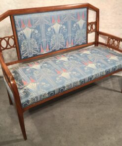 Art Nouveau Salon Suite- view of Settee- Styylish