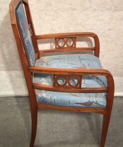 Art Nouveau Salon Suite- side view of chair- Styylish
