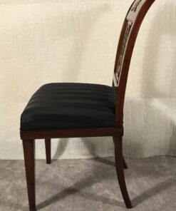 Pair of Antique Chairs- Neoclassical Period- side view left- Styylish