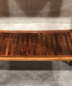 Neoclassical Nightstand- view of the lower shelf- Styylish