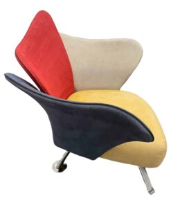 Giorgio Saporiti Flower Lounge Chair- side view right- Styylish
