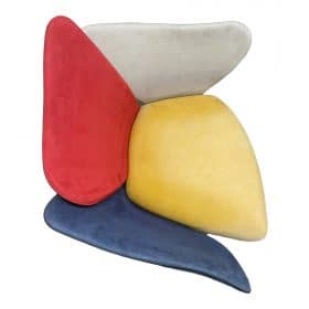 Giorgio Saporiti Flower Lounge Chair for Il Loft, Italy 1990's