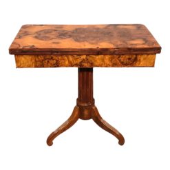 Biedermeier Game Table- back view- Styylish