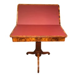 Biedermeier Game Table- with open top- Styylish