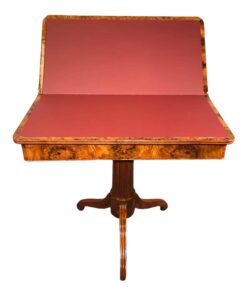 Biedermeier Game Table- with open top- Styylish