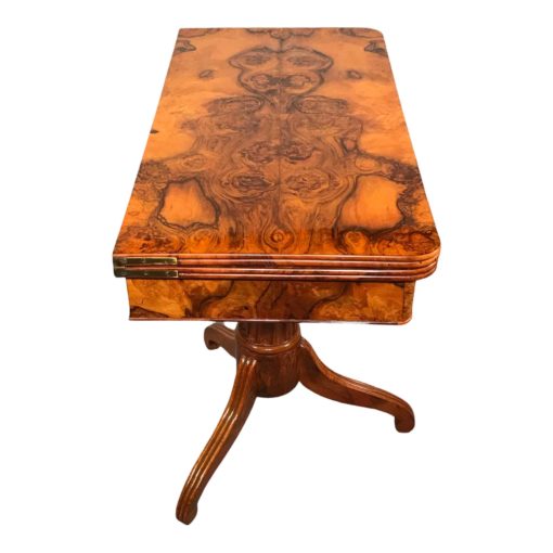 Biedermeier Game Table- side view- Styylish