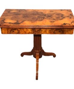 Biedermeier Game Table- front view- Styylish