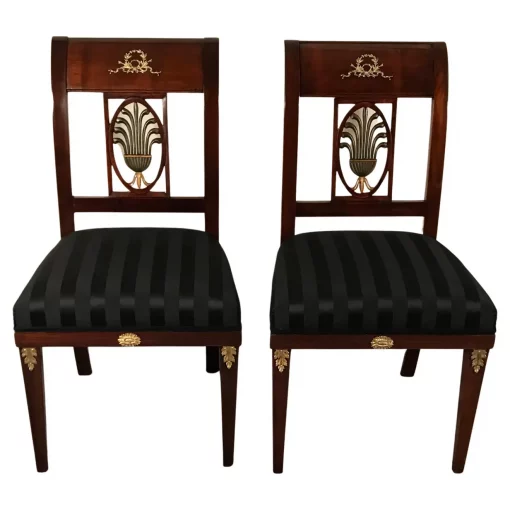 Pair of Antique Chairs- Neoclassical Period- Styylish