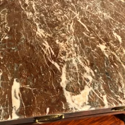 Empire Console Table- detail of the marble top- styylish