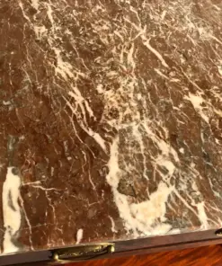 Empire Console Table- detail of the marble top- styylish