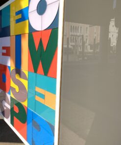 Venetian Credenza with Glass Decor - side view- Styylish