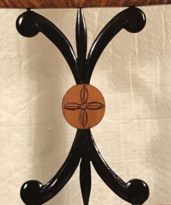 Set of four original Biedermeier Chairs- detail of the back- Styylish