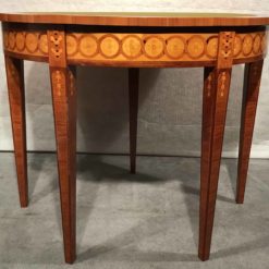 Neoclassical Demi Lune Table- front view- styylish