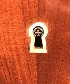 French High Boy Dresser- detail of the escutcheon- Styylish