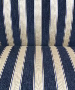 Biedermeier walnut sofa- detail of the fabric- Styylish