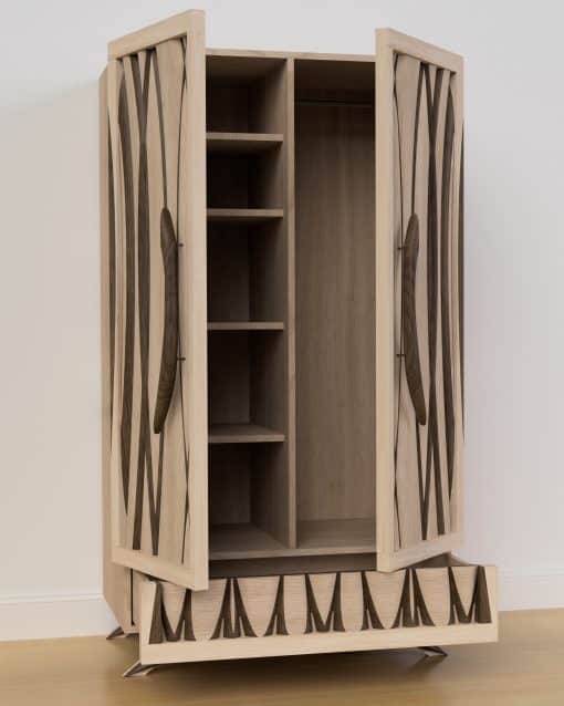 Contemporary Armoire by Michael Mittelman- open doors- Styylish