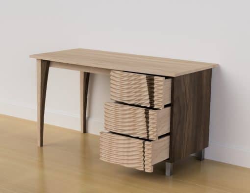 Design Desk by Michael Mittelman- with open drawers- Styylish