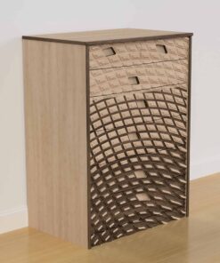 Dresser by Michael Mittelman- on wooden floor- Styylish