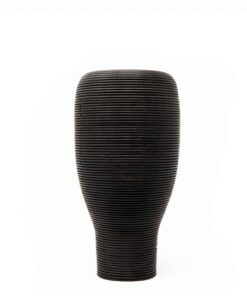 Wooden Black Vase "Anni" Small, designed by Massimo Barbierato