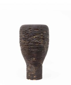 Wooden Rust Vase "Anni" Small, designed by Massimo Barbierato