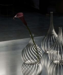 Venice glass vase set- view with flowers- Styylish