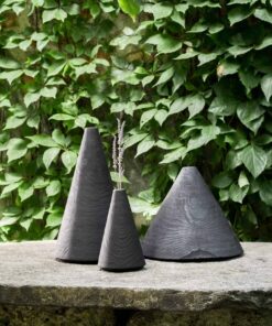 Alternative view of Iconic Black Vase "Vulcano" Large, designed by Alberto Ghirardello