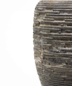 Wooden Designer Vase- detail view- Styylish